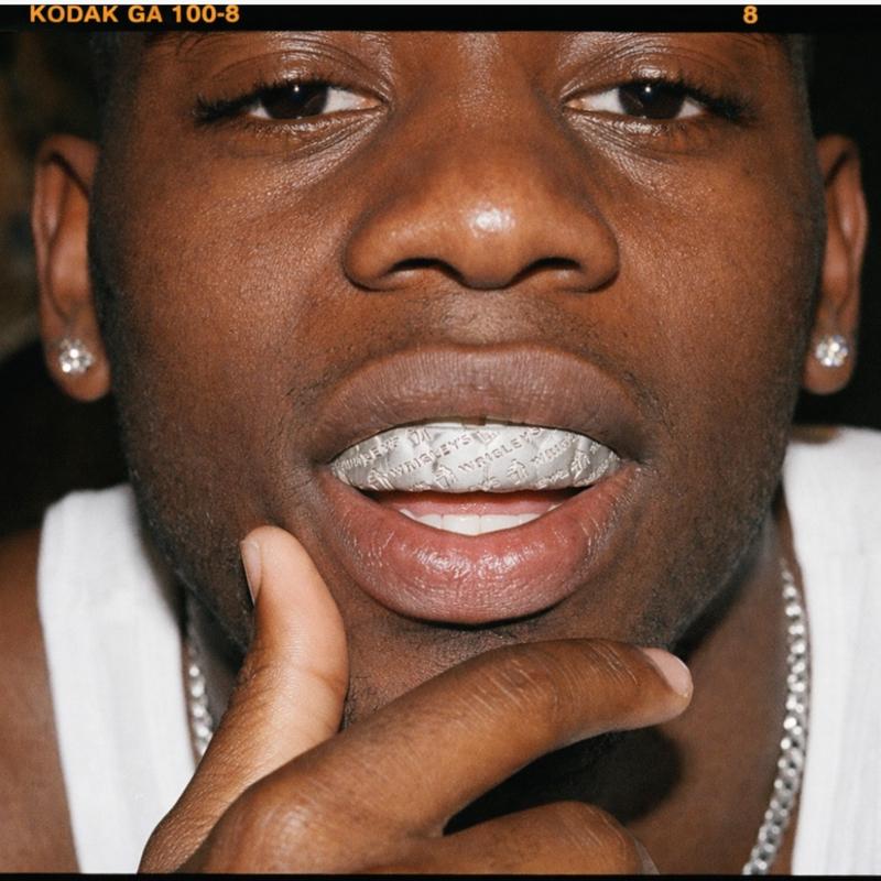 Streetwear Silver Upper Teeth Grillz (Top Grillz) Fashion Accessory, Gum Wrapper Texture Inspired Statement Detail, Premium Plated Alloy Mirror Shine, Improved Curved Upper Fit + Ultra Smooth Edges (Easier Wear), Unisex Teeth Jewelry