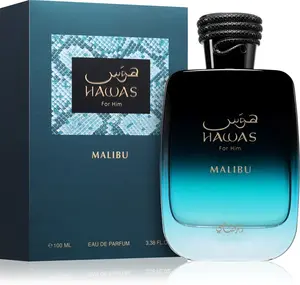 RASASI Hawas Malibu Eau de Parfum Spray for Men 3.4 Ounce