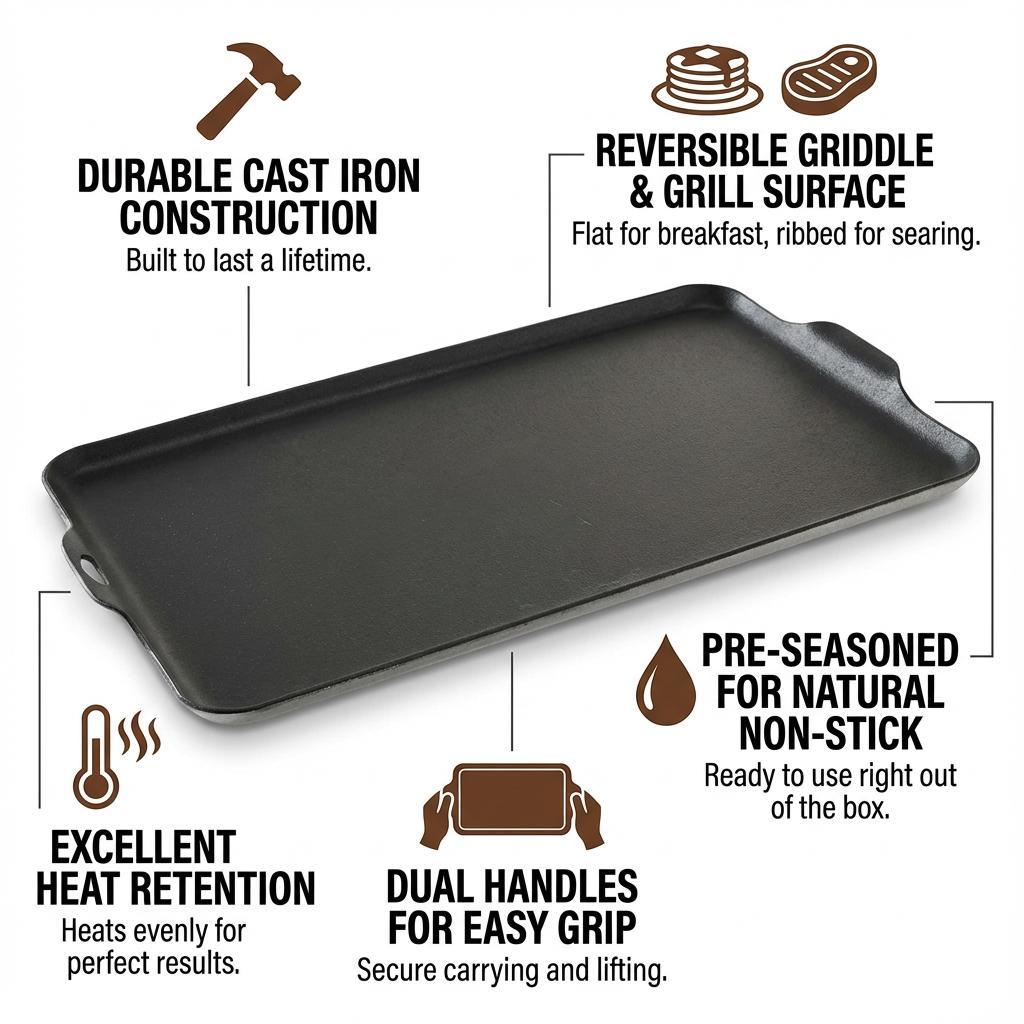 Ceramic Baking Pan, Non-stick Food-grade Baking Pan, Teflon-free Baking Pan, Perfect for Baking Bacon, Chicken Wings, Steak, Ham, Sandwich Bread, and Toast for Family Gatherings.