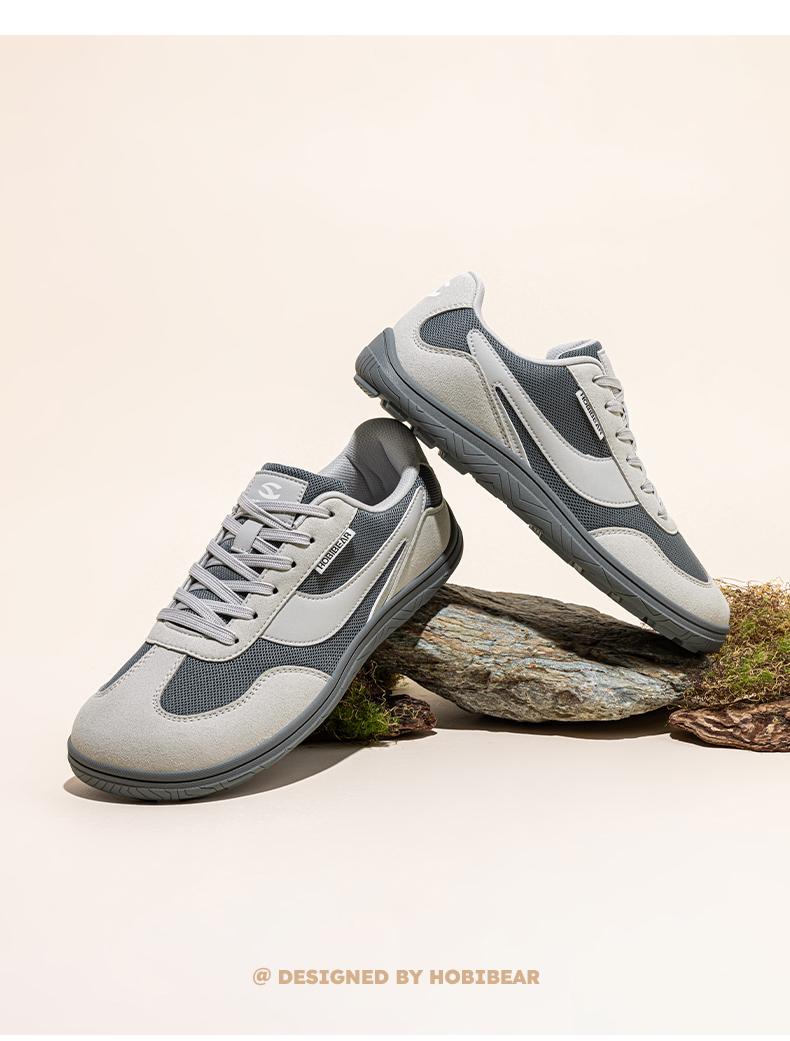HOBIBEAR Hiking Wide-Toe Shoes, Spring/Autumn Daily Casual Shoes, Durable & Wide-Fit Neutral Sports Shoes, German Training Shoes