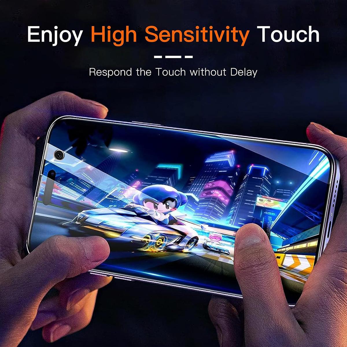 Auto Privacy Screen protector, Dust-free, Applicator for Samsung S24 series, Easy Installation Protective Film, Fingerprint Proof Screen Protector, Military-Grade Shatterproof Protection shockproof