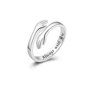 Creative Hand Design Cuff Ring, Statement Ring, Fashion Accessories for Both Men & Women for Party, Daily Clothing Decor, Trendy All-match & Exquisite Jewelry for Birthday Gift
