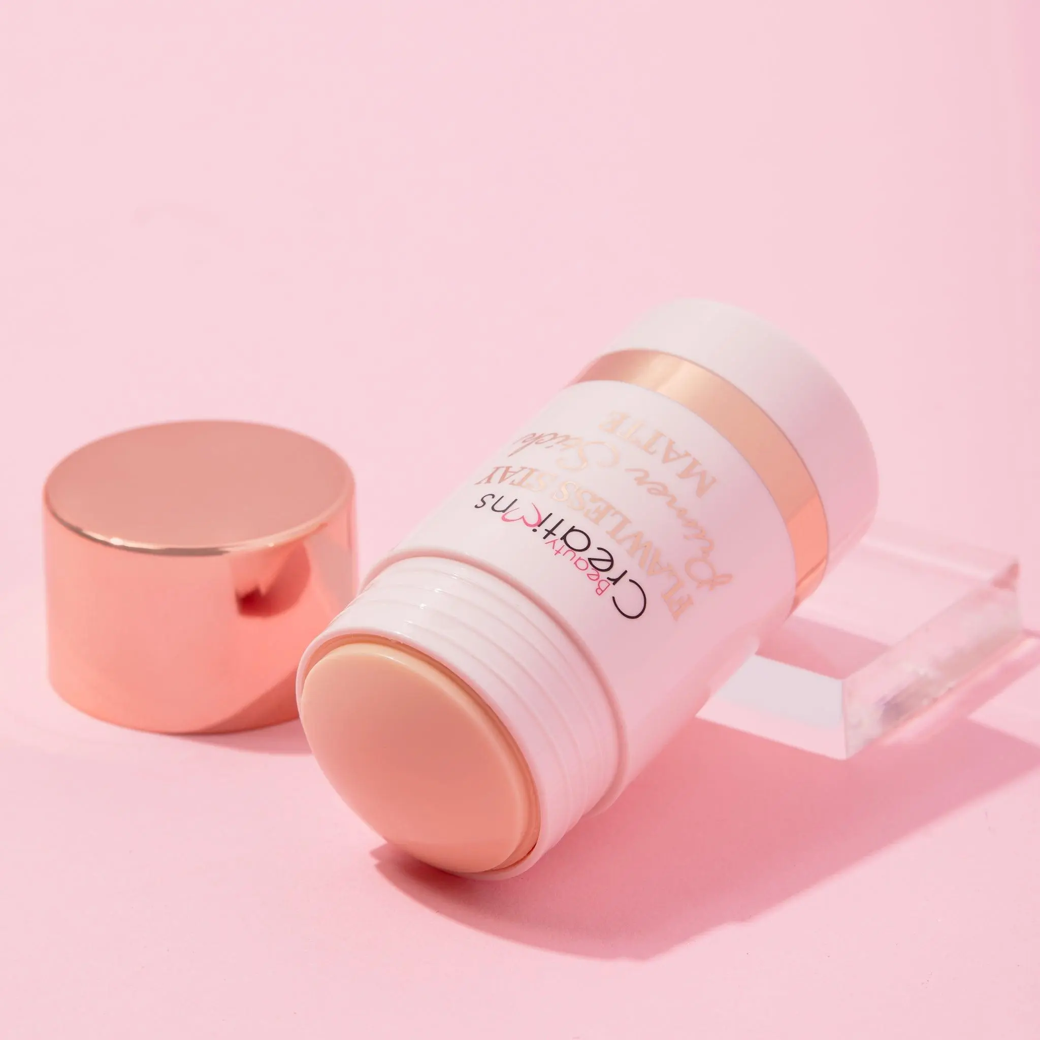 Beauty Creations Flawless Stay Matte Primer Stick, Cosmetic Makeup Base, Self Care Product for All Skin Types, Single Item, Flawless Makeup Cosmetic, Self Care Products, Flawless Base