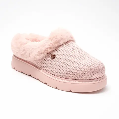 Skechers Bobs Keepsakes Lite Metallic Sweater Knit Slippers