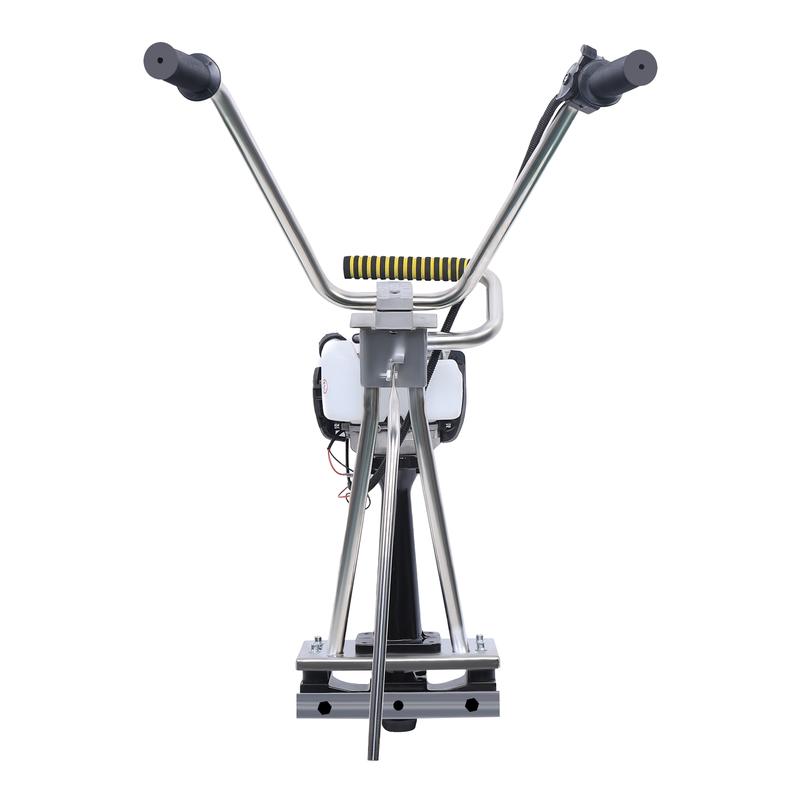 900W 35.8cc Gas Powered Concrete Consolidator 4 Stroke Engine 573lbs Force for 3.2-16ft Screeds Construction Tunnels Bridges Red Black Silver