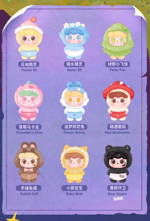 Q kid Fair tales Series Plush Blind box