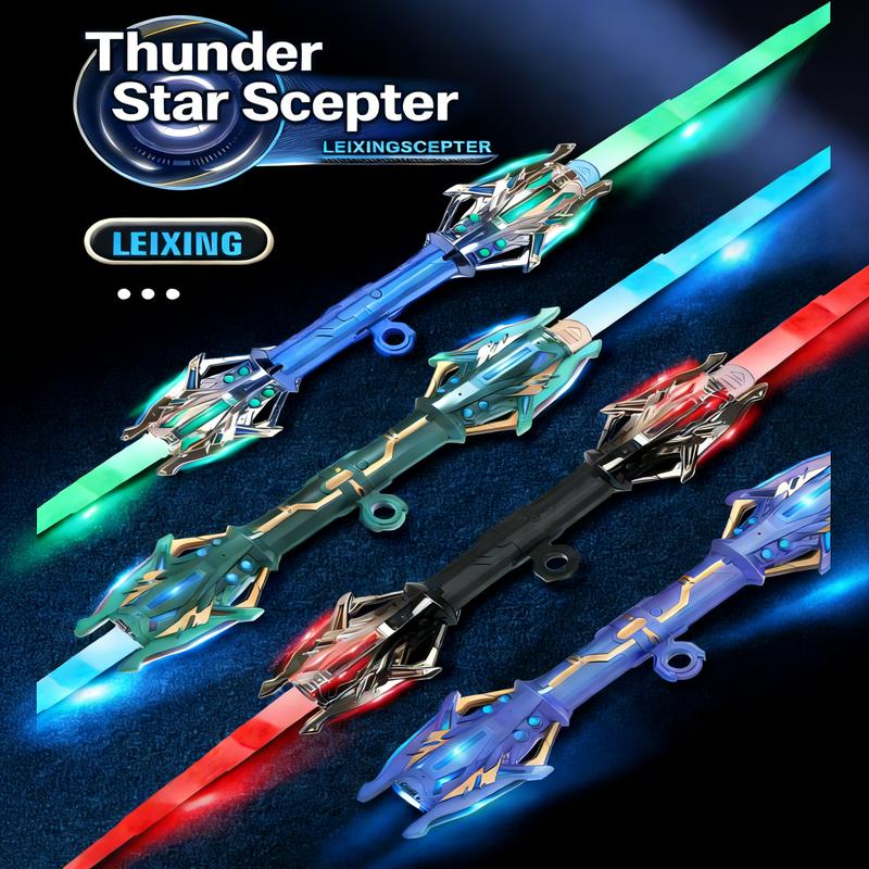 Retractable Double Sided Lightsaber - 24 LED Colors, Telescopic Handle, Galaxy Warrior Toy, Best Holiday Birthday Gift for Kids 2024