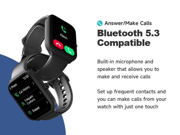 [Valentine's Day] Tukio 1.69'' Touch Screen Smartwatch with Fitness Tracker Sleep Monitor Pedometer Stopwatch for Fitness Enthusiasts Holiday Gift Wearable Device