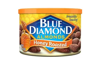 Sweet Honey Roasted Classic Flavor, GMO Free, Kosher, No Gluten Ingredients or Artificial Flavors, Great for On-The-Go, Pantry Staple, Dessert, Holidays, Lunch, Charcuterie, 6 oz. Can