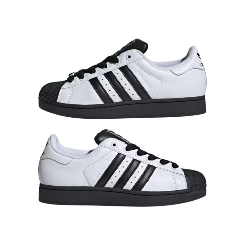 adidas Superstar II White Black Sole Men’s Perfect Daily Footwear Sneaker Walking Shoes Casual Trainer Runner Running