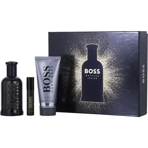 Boss Bottled Set-Parfum Spray 3.3 Oz & Shower Gel 3.3 Oz & Parfum Spray 0.3 Oz Mini For Men Boss Bottled Set-Parfum Spray 3.3 Oz & Shower Gel 3.3 Oz & Parfum Spray 0.3 Oz Mini For Men