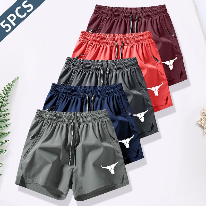 Men's quick-dry lightweight beach shorts with drawstring waistband, non-stretch fabric, suitable for swimming, volleyball, and fitness wear, suitable for pools, travel, and casual outings