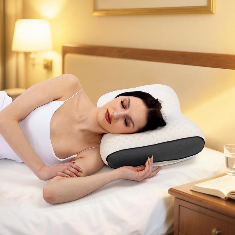 【Buy 1 Get 1 Free With Limited Edition Gift Box】UFIST Neck Massage Couple Pillow - Adjustable ergonomic orthotic support, high-quality soft pillow core, detachable knitted pillowcase, aids sleep, Ergonomic Height for Optimal Cervical Support