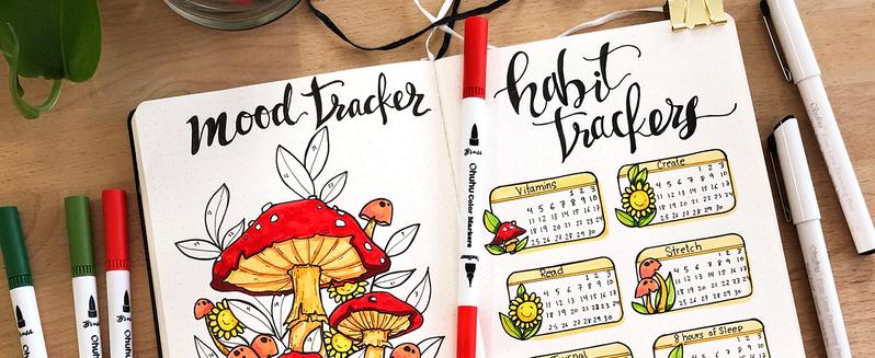 Ohuhu Maui 160-color Brush Pens Dual Brush Fine Tip Drawing Pens Water-Based Coloring Markers for Calligraphy Bullet Journal with Carrying Case -Maui