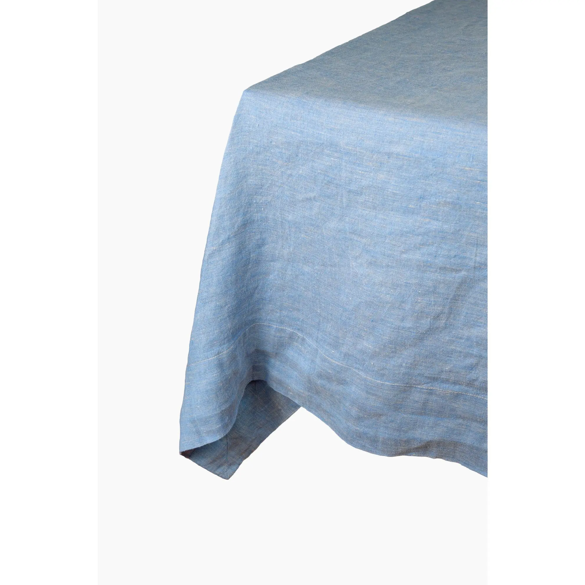 Italian Linen Tablecloth | Blue
