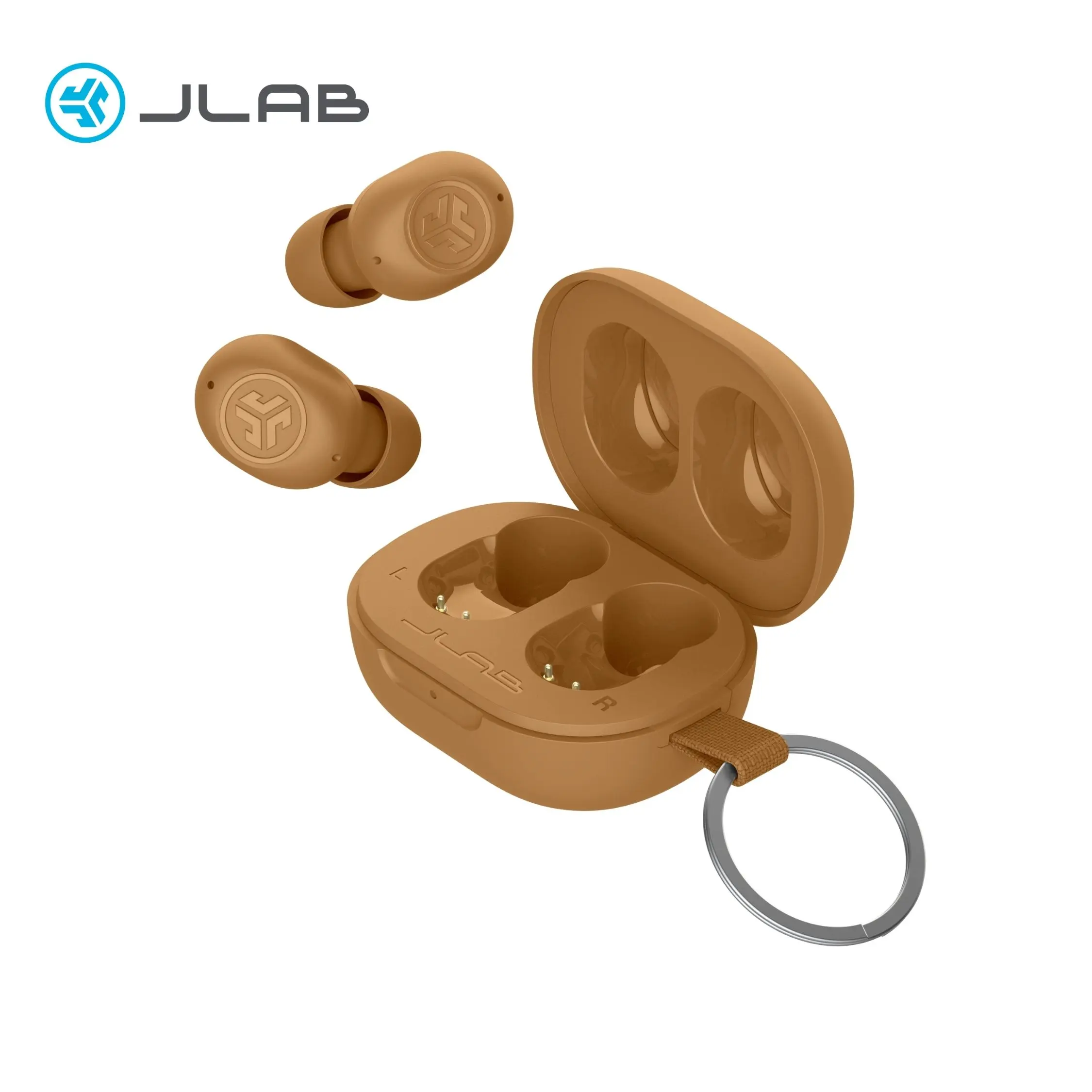 JLab JBuds Mini Tones Bluetooth 5.3 Earbuds Compact IP55 Dustproof Noise-Canceling 20 Hours Playtime Android Compatible Safe Mode Wireless Headphones
