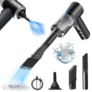 Mini Vacuum Cleaner Cordless Handheld 4000pa, Rechargeable Computer Vacuum Keyboard Cleaner, Portable Mini Vacuum for Desk Car Laptop Sewing Machine Pet House, Black