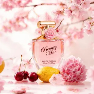 Floral Fruity Rose & Magnolia Perfume for Women – Sweet Fresh Long-Lasting Eau de Toilette 100ml / 3.3 fl oz Scented Perfume