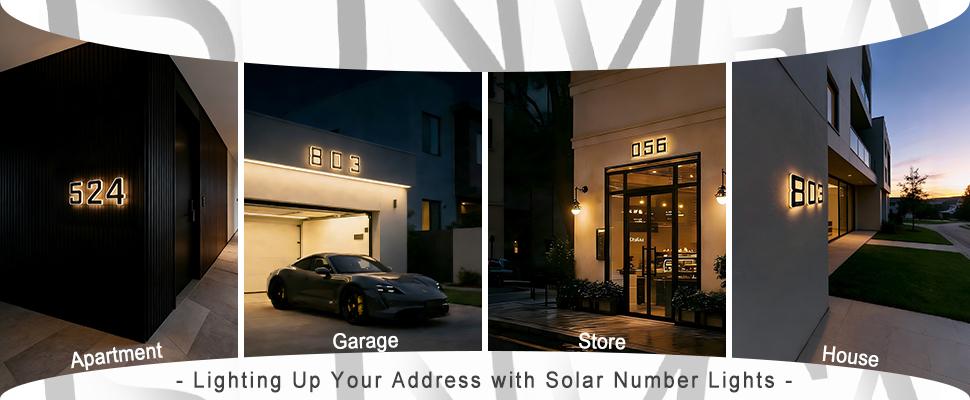 ISUNMEA Solar-Powered 6.7inch Address Sign Lighting for Residential Address Identification Address Plaques for House LED Illuminated Waterproof Outside Address Sign 3500K Warm White LED Modern Solar Powered LED Numbers for Yard, Street, Door, Outside ISUNMEA Solar-Powered 6.7inch Address Sign Lighting for Residential Address Identification Address Plaques for House LED Illuminated Waterproof Outside Address Sign 3500K Warm White LED Modern Solar Powered LED Numbers for Yard, Street, Door, Outside