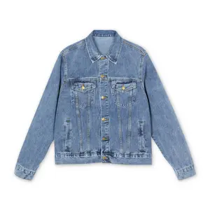 Stag Crest Deer Skull Denim Jacket | Back Patch Badge, Outdoor Hunting