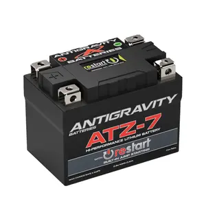 Antigravity ATZ-7 Lithium Powersports Battery – Lightweight 12V Performance Battery with Built-In Jump Starting
