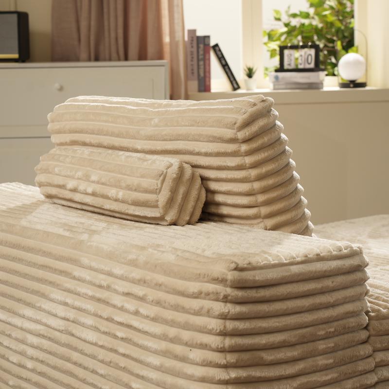 【3 Packages Shipping】Ovios 104" Modular Couch with Chaise and 49'' Boneless Chaise Lounge - L-Shaped Sectional Sofa Set with Flexible Configuration, Plush Corduroy Cloud Velvet Fabric,No Assembly Required, 5 Seater