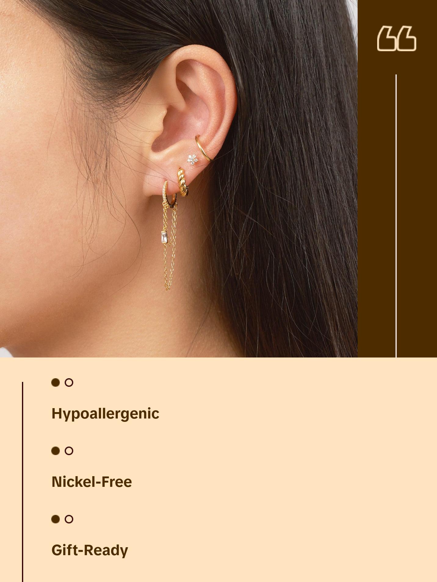 Braided Hoop Earrings