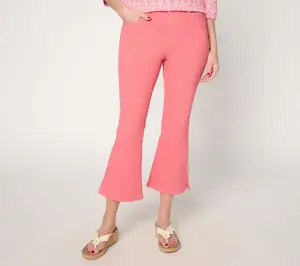 Denim & Co. Regular Classic Stretch Baby Boot Crop Pants