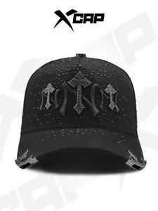Letras N Y 3 Cruces Black (Includes box and 2 pins)