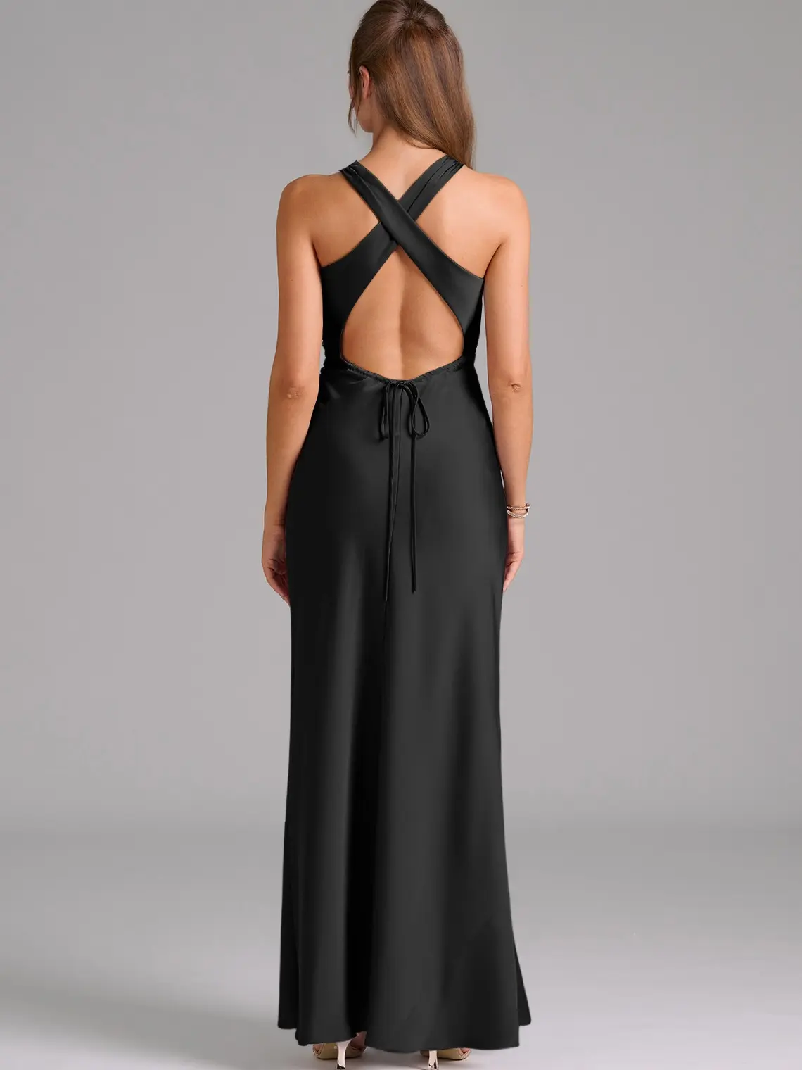 navy blue dress for baby girl Azazie formal dress Style: Clarice Color: Desert main image 0