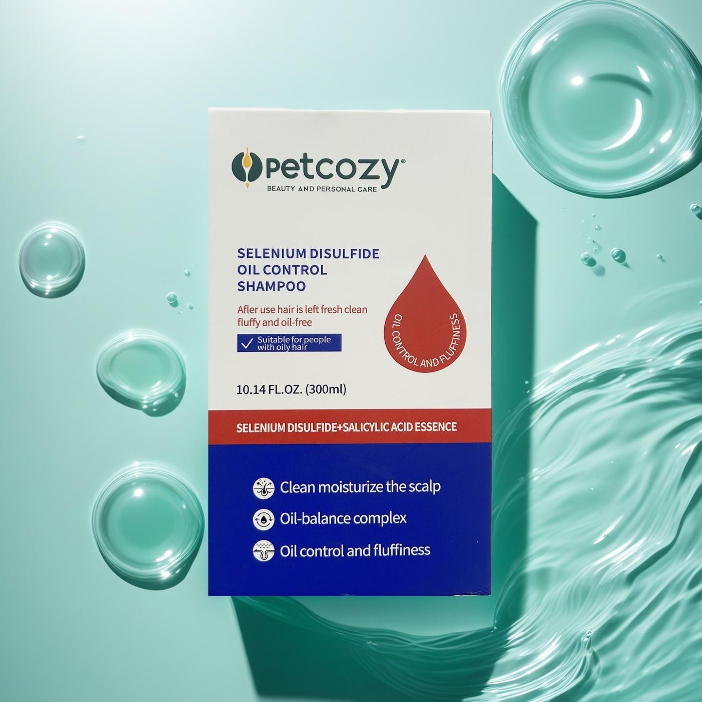 2 Selenium Disulfide Hair Care Nourish Shampoo Oil Control Refreshing Anti-Dandruff Anti-itch Scalp Cleansing Shampoo Haircare Comfort Hair Growth, 300ML