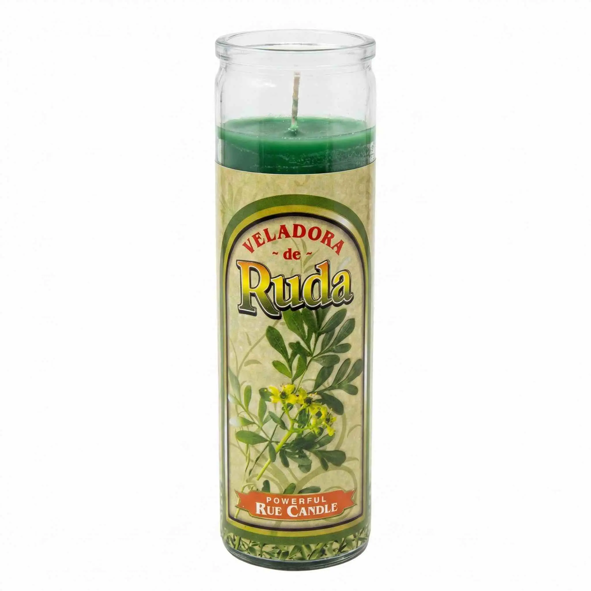 Rue Ruda Aromatic Ritual Candle — Protection and Purification Hoodoo Jar Candle