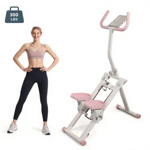 Vertical Climber Exercise Machine for Home Gym with Adjustable Handles, Vertical Climbing Fitness Equipment for Cardio Training, Home Workout Machine Suitable for Daily Whole Body Exercise ,summervibes