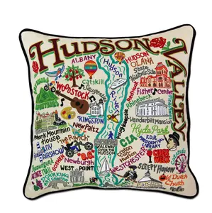 Hudson Embroidered Pillow