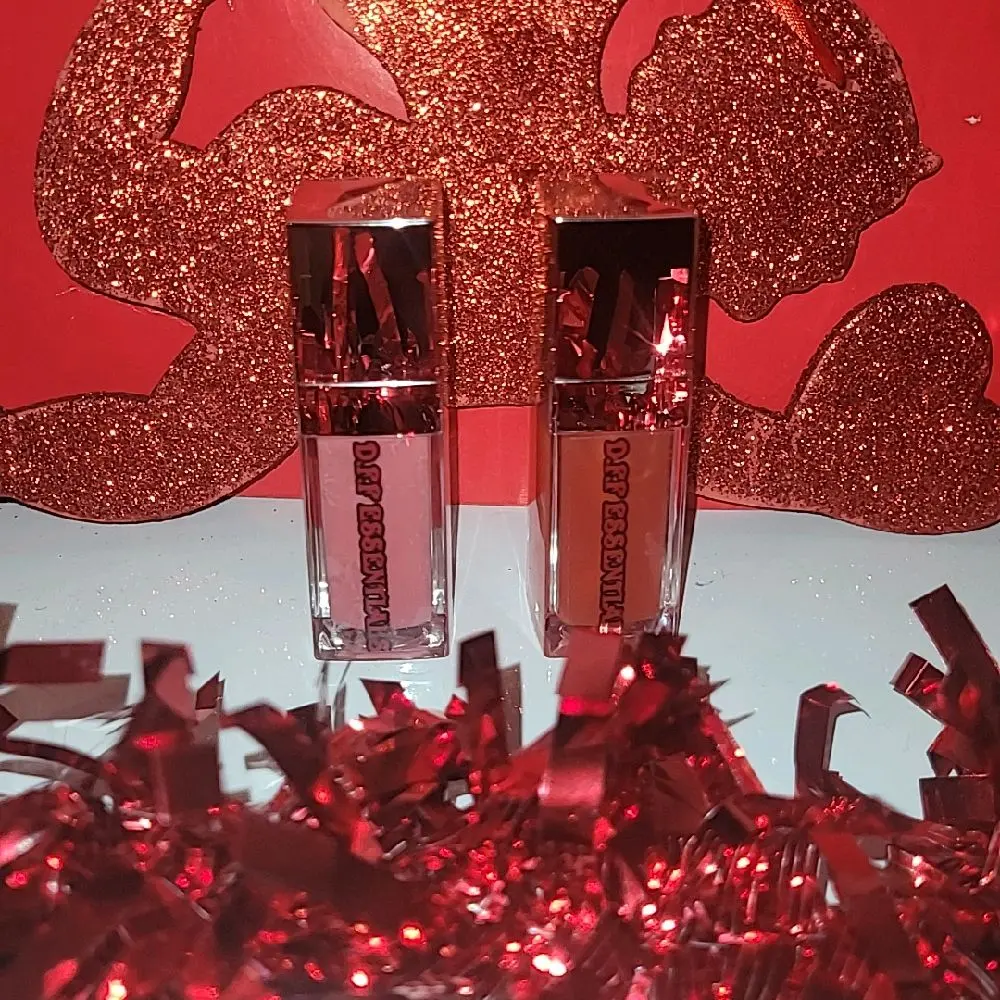 Cupid's Pick duo lipgloss bundle Strawberry Flawless Cosmetic Glossy Makeup Smooth Kiwi Lipstick Gift