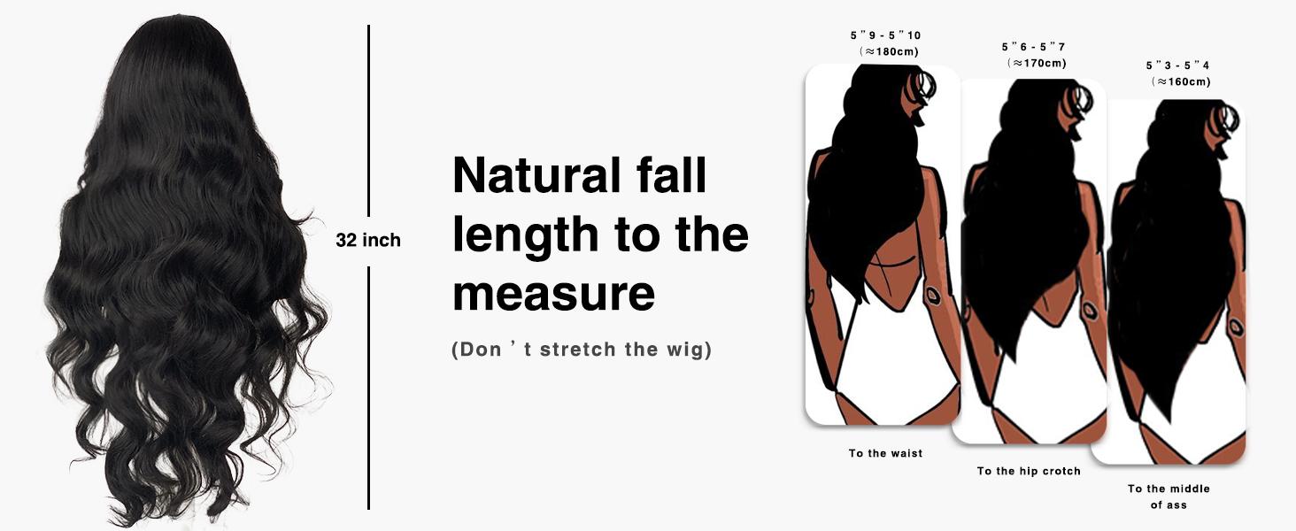 LOVSOUL  Glueless Wear And Go Synthetic 13x6 Layered Voluminous Long Body Wave HD Lace Frontal Wig Pre-Plucked No Glue Beginners Friendly 32inch Rich Hues