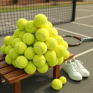 Beginner-Level Professional Training & Match Tennis Balls — Durable and High-Bounce