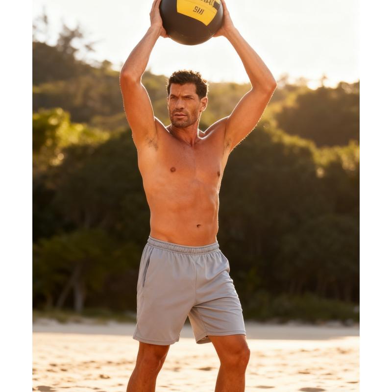 Men's 3 Pack Workout Gym Shorts Mesh Athletic Shorts Lightweight Bodybuilding Training Quick dry Short Pants with Pockets For Training Workout Gym Sports