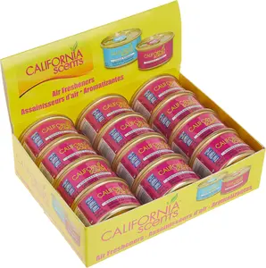 Can Air Freshener and Odor Neutralizer by , Set of 12 Spillproof Cans for Home and Car, Coronado Cherry, Fresh and Bold, 1.5 Oz Each