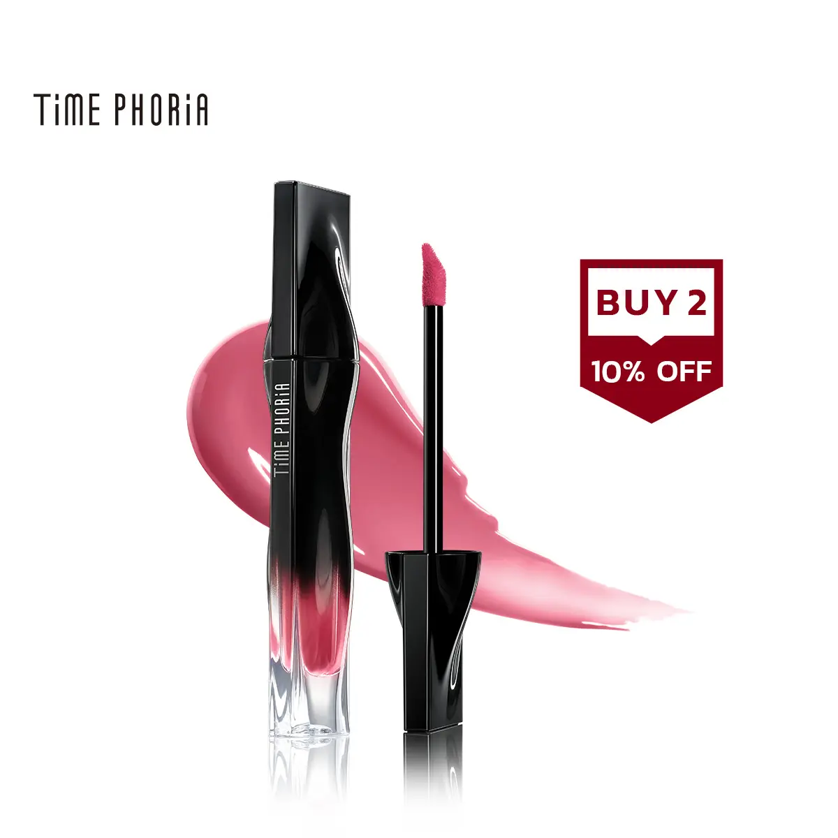 [TIMEPHORIA Ready Stock !] Stellar Dust Lip Stain 5ml - High Coverage Lip Tint & Gloss with Glassy Finish & 30% Moisture Content for Flawless Makeup Look,back to school