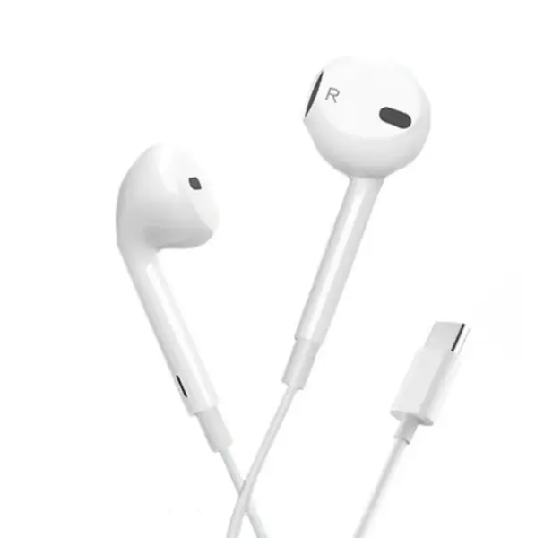 1PC Wired Type-C In-Ear Headphone with Microphone & Volume Control, Phone Accessories for iPhone, Ideal for Music & Calls, Wired Earphones for Running, Audio