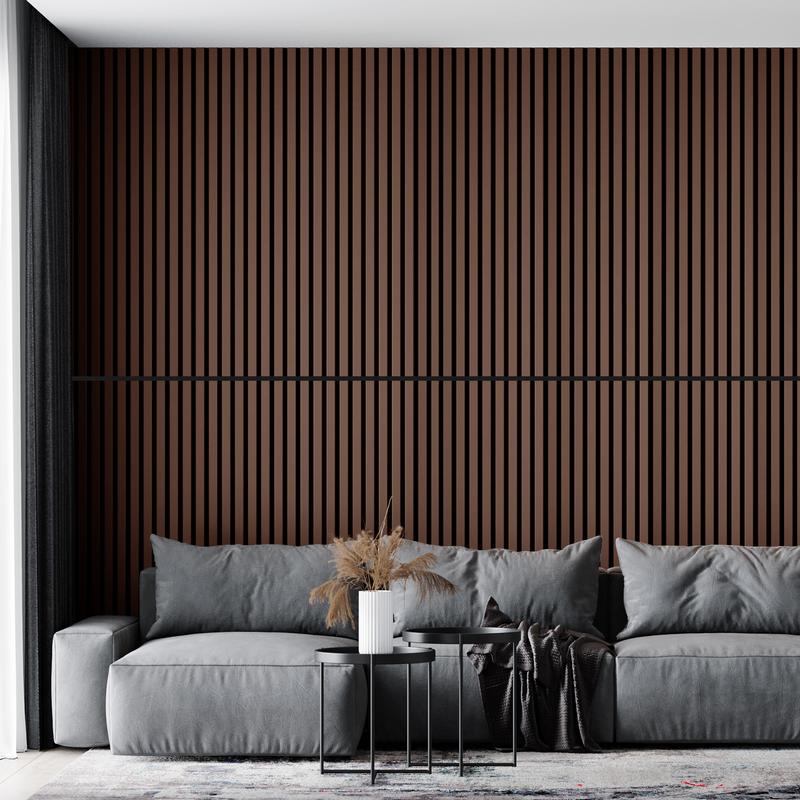 Art3d 4-Pack Wood Slat Acoustic Panels, 47.2 x 23.6in 3D Fluted Sound Absorbing Panel with Wood Finish for Interior Living Room Elegant Design Wall Treatment Wall Coverage Art3d 4-Pack Wood Slat Acoustic Panels, 47.2 x 23.6in 3D Fluted Sound Absorbing Panel with Wood Finish for Interior Living Room Elegant Design Wall Treatment Wall Coverage