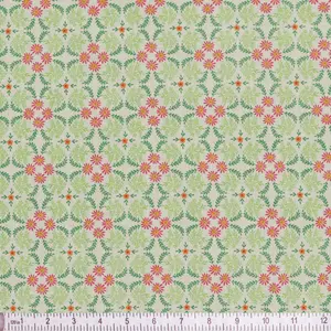 Color It Sunshine Fabric Collection - Sunshine Medallion Pink/Green