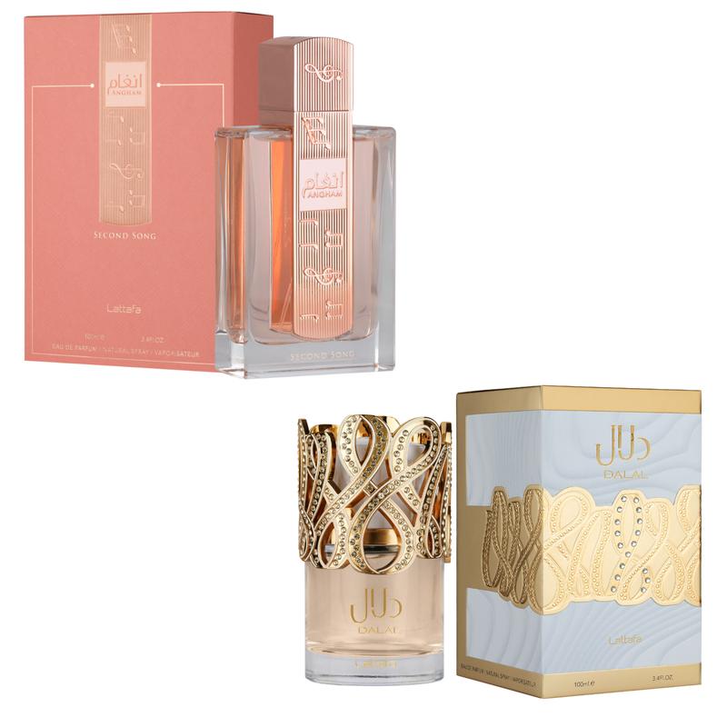 Lattafa Angham Second Song 100ml + Lattafa Dalal 100ml Bundle