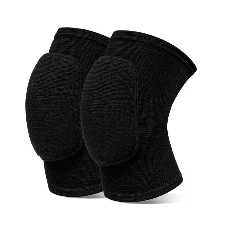 Knee Pads for Women, Men, Kids, Girls, Basketball, Volleyball, Football, Dance, Yoga, Tennis, Running, Cycling, Workout, Climbing - Black Small