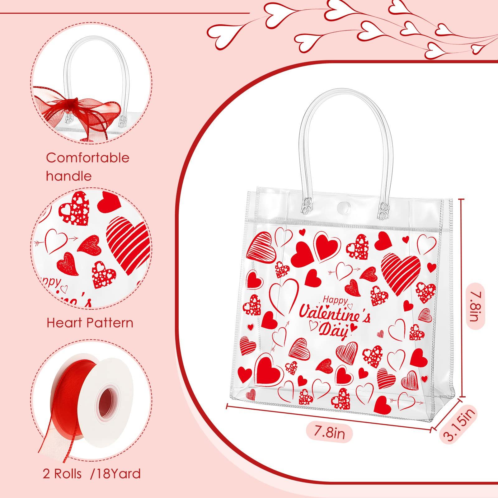 20/24 Pcs Mini Valentine Clear Goodie Bags Heart PVC Gift Bags with Handle Heart Love Dog Paw Pattern Tote Bag Reusable Plastic Wrapping Bags Transparent Bag for Daily Use Puppy Pet Treat Party Birthday Galentine Wedding Party,7.87 x 7.87 x 3.15 inche 20/24 Pcs Mini Valentine Clear Goodie Bags Heart PVC Gift Bags with Handle Heart Love Dog Paw Pattern Tote Bag Reusable Plastic Wrapping Bags Transparent Bag for Daily Use Puppy Pet Treat Party Birthday Galentine Wedding Party,7.87 x 7.87 x 3.15 inche