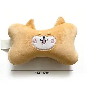Multi-Style Cute Animal Bone Pillow Fluffy Plush Ergonomic Neck Pillow Portable Cervical Support for Car Office Home Travel Relieves Neck Fatigue & Pressure #CartoonBonePillow #TravelPillow #CuteNeckPillow