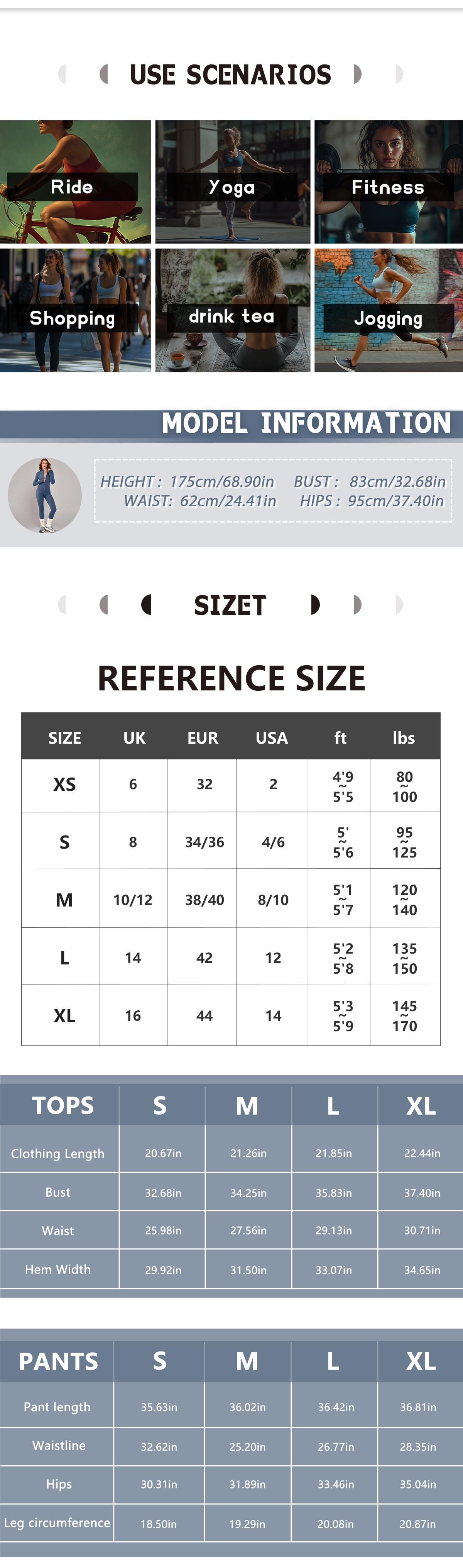 NcmRyu Women’s 2 Piece Workout Set Zip Up Jacket High Waist Leggings Yoga Gym Running Sportswear Slim Fit Activewear for Fitness Training Tracksuits