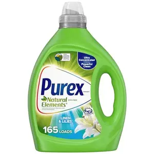 Purex Liquid Laundry Detergent, Ultra Concentrated, Natural Elements Linen & Lilies, 82.5 Ounce, 165 Loads