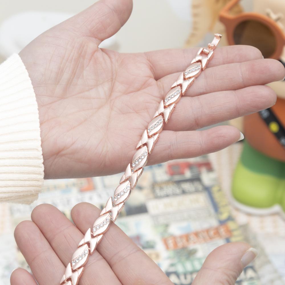 Gold leaf bracelet for women minimalist dainty jewelry elegant daily wear gift